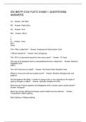 ICE BIETP 2102 FLETC EXAM 1 QUESTIONS& ANSWERS