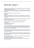 MKTG 482- Chapter 3 Questions and Answers