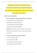 CA BRANCH 1 TEST STUDY GUIDE 2025&sol;2026 ACCURATE QUESTIONS AND VERIFIED CORRECT SOLUTIONS WITH RATIONALES &vert;&vert; 100&percnt; GUARANTEED PASS <RECENT VERSION>