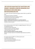 CBP OFFICER EXAM PRACTICE QUESTIONS AND  CORRECT ANSWERS &lpar;VERIFIED ANSWERS&rpar; PLUS  RATIONALES 2025&vert;2026 Q&A &vert;  INSTANTDOWNLOAD PDF