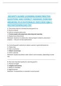 BUNDLE FOR SECURITY GUARD LICENSING EXAM PRACTICE QUESTIONS AND CORRECT ANSWERS &lpar;VERIFIED ANSWERS&rpar; PLUS RATIONALES 2025&vert;2026 Q&A &vert; INSTANTDOWNLOAD PDF
