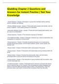 Gladding Chapter 2 Questions and Answers for Instant Practice &vert; Test Your Knowledge