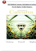 Full Test Bank &ndash; Calculus&comma; 12th Edition by Varberg&comma; Purcell & Rigdon &lpar;Verified Chapters&rpar;