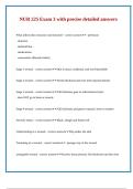 NUR 225 Exam 3 with precise detailed answers