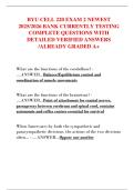 BYU CELL 220 EXAM 2 NEWEST  2025&sol;2026 BANK CURRENTLY TESTING  COMPLETE QUESTIONS WITH  DETAILED VERIFIED ANSWERS  &sol;ALREADY GRADED A&plus;