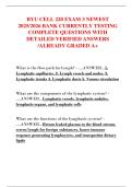 BYU CELL 220 EXAM 3 NEWEST  2025&sol;2026 BANK CURRENTLY TESTING  COMPLETE QUESTIONS WITH  DETAILED VERIFIED ANSWERS  &sol;ALREADY GRADED A&plus;