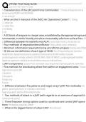 JTACQC Final Study Guide Exam Questions and Answers 100&percnt; Pass &vert;Verified and Updated &vert;Graded A&plus;