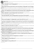 BIOL 113 Exam Questions and Answers 100&percnt; Pass &vert;Verified and Updated &vert;Graded A&plus;