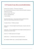 C237 Taxation 1 Exam with accurate detailed solutions