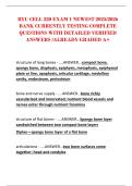 BYU CELL 220 EXAM 1 NEWEST 2025&sol;2026  BANK CURRENTLY TESTING COMPLETE  QUESTIONS WITH DETAILED VERIFIED  ANSWERS &sol;ALREADY GRADED A&plus;