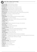 EMS 1055 medical terminology Exam Questions and Answers 100&percnt; Pass &vert;Verified and Updated &vert;Graded A&plus;