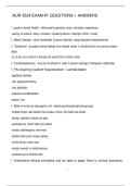  NUR 3524 EXAM &num;1 QUESTIONS &plus; ANSWERS