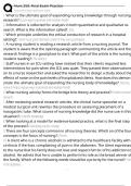 Nurs 250&colon; Final Exam Practice Exam Questions and Answers 100&percnt; Pass &vert;Verified and Updated &vert;Graded A&plus;