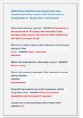 OMSITE Exam 2025&sol;2026 Actual Complete Real  Exam  Questions with verified Answers &lpar;100&percnt; Correct Answers&rpar;  Already Graded A&plus; &sol; Newest Exam &sol; Just Released&excl;&excl;  