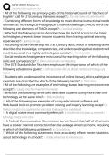 EDCI 2900 Midterm Exam Questions and Answers 100&percnt; Pass &vert;Verified and Updated &vert;Graded A&plus;