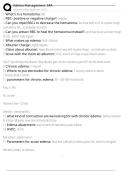 Edema Management- EPA Exam Questions and Answers 100&percnt; Pass &vert;Verified and Updated &vert;Graded A&plus;