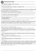 BUS485 STUDY GUIDE Exam Questions and Answers 100&percnt; Pass &vert;Verified and Updated &vert;Graded A&plus;