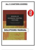 Design of Feedback Control Systems &lpar;4th Edition&comma; 2002&rpar; &ndash; Solutions Manual &ndash; by Stefani