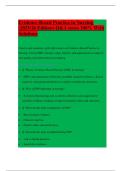 Evidence-Based Practice in Nursing &lpar;2025&sol;26 Edition&rpar; Q&A notes 100&percnt; With Solutions 
