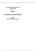 TAX1501 SEM 2 OF 2025 EXPECTED EXAM SOLUTIONS
