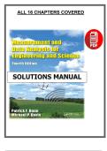 Measurement and Data Analysis for Engineering and Science &lpar;4th Edition&comma; 2018&rpar; &ndash; Solutions Manual &ndash; by Dunn