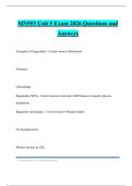 MN553 Unit 5 Exam 2026 Questions and Answers