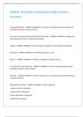 MGMT 301 Exam 2 Questions With Correct Answers&period;