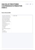 NGN RN ATI PROCTORED COMPREHENSIVE PREDICTOR FORM C Exam Questions and Answers 100&percnt; Pass &vert;Verified and Updated &vert;Graded A&plus;