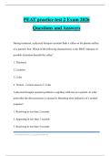 PEAT practice test 2 Exam 2026 Questions and Answers