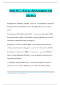 D662 WGU Exam 2026 Questions and Answers