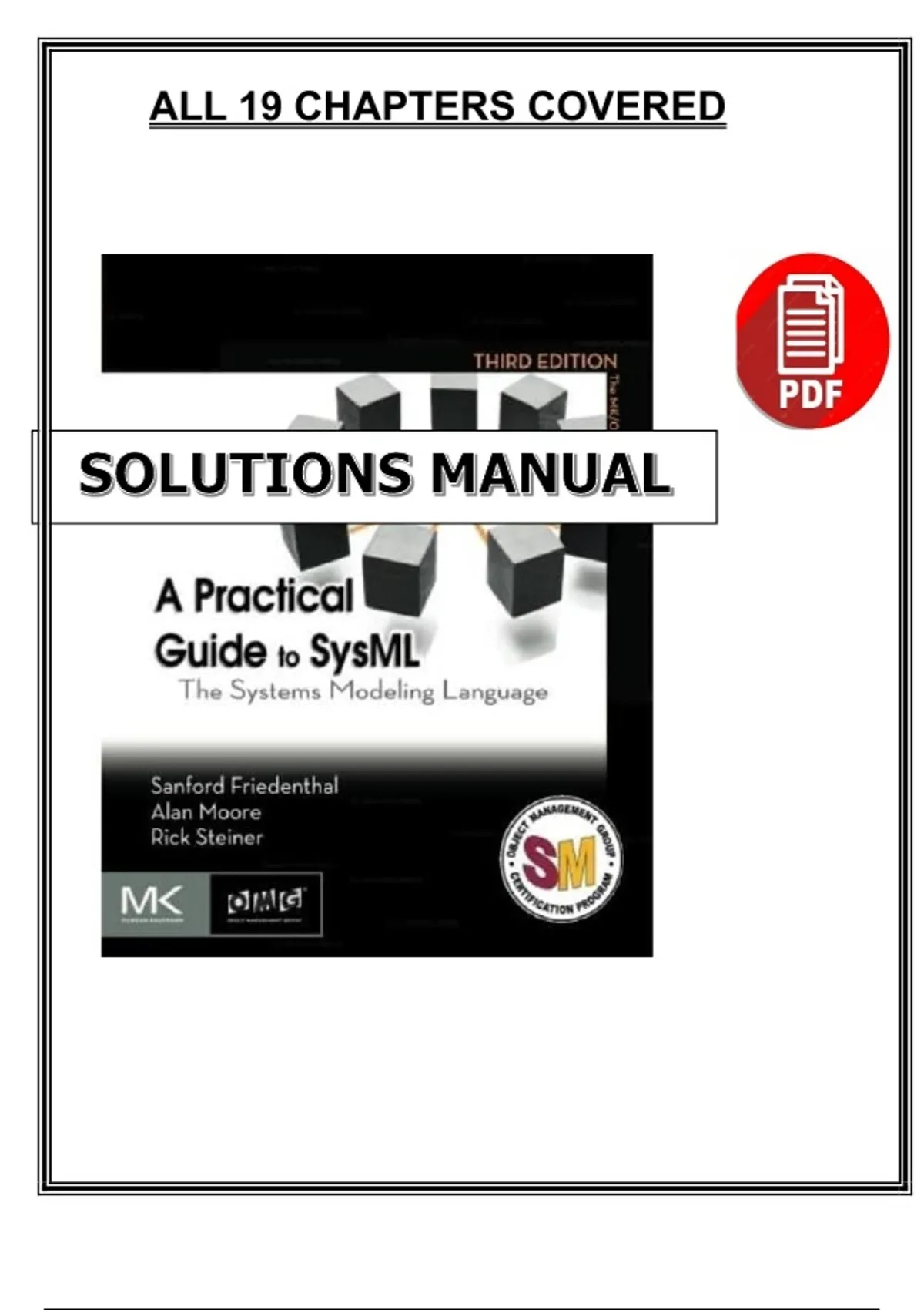 A Practical Guide to SysML (3rd Edition, 2015) – Solutions Manual – by ...