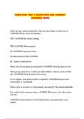 NRSG 2220 TEST 2 QUESTIONS AND CORRECT ANSWERS &lpar;NEW&rpar;