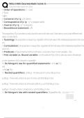 WGU C959&colon; Discrete Math I &lpar;Unit 1&rpar; Exam Questions and Answers 100&percnt; Pass &vert;Verified and Updated &vert;Graded A&plus;