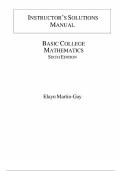 Basic College Mathematics &lpar;6th Edition&rpar; &ndash; Elayn Martin-Gay &ndash; Complete Solutions Manual