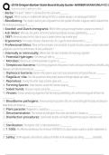 2025 Oregon Barber State Board Study Guide - BARBER EXAM ONLY NO LAW Exam Questions and Answers 100&percnt; Pass &vert;Verified and Updated &vert;Graded A&plus;