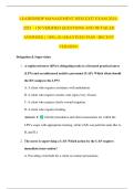LEADERSHIP MANAGEMENT HESI EXIT EXAM 2024 2025 &ndash; 150 VERIFIED QUESTIONS AND DETAILED  ANSWERS &vert;&vert; 100&percnt; GUARANTEED PASS <RECENT  VERSION> 
