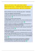 SNCOA JNT-301S&colon; THE AIR FORCE JOINT  OPERATIONS 2025 &ndash; VERIFIED Q&A GRADED A&plus; &vert;&vert;  100&percnt; GUARANTEED PASS <RECENT VERSION> 