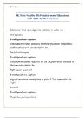 NZ State Final for RN Practise exam 1 Questions with 100&percnt; Verified Answers