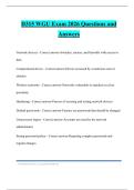 D315 WGU Exam 2026 Questions and Answers