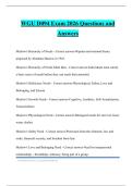 WGU D094 Exam 2026 Questions and Answers