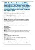 CQM &ndash; Close Quarters Marksmanship &lpar;Military Tactical Operations&rpar; &vert; Updated Fall 2025&sol;2026 Exam Prep Pack &vert; 280&plus; Verified Combat Training & Firearms Handling Questions with Correct Answers & Detailed Rationales &vert; U&period;S&period; Army & Special Forces Training Study G
