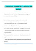 CS7643 Quiz 6 Exam 2026 Questions and Answers