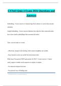 CS7643 Quiz 4 Exam 2026 Questions and Answers