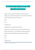 NU 650 through Midterm Exam 2026 Questions and Answers