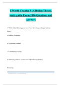 EPS 601 Chapter 5 &lpar;Adlerian Theory&comma; study guide Exam 2026 Questions and Answers