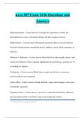 nurs 307 Exam 2026 Questions and Answers