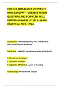 PSYC 426 ATHABASACA UNIVERSITY FINAL EXAM WITH CORRECT ACTUAL QUESTIONS AND CORRECTLY WELL DEFINED ANSWERS LATEST ALREADY GRADED A&plus; 2025 &ndash; 2026