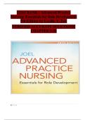 Advanced Practice Nursing&colon; Essentials for Role Development &lpar;5th Edition&rpar; &ndash; Lucille A&period; Joel &vert; Complete Test Bank with Verified Answers