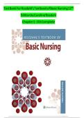 Test Bank &ndash; Textbook of Basic Nursing&comma; 12th Edition by Rosdahl
