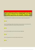 WKF KUMITE EXAM &lpar;ACTUAL EXAM&rpar;&sol;NEWEST WITH WELL SORTED QUESTIONS AND ANSWERS &sol;GRADED A&plus;
